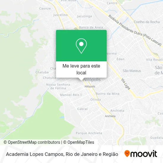 Academia Lopes Campos mapa
