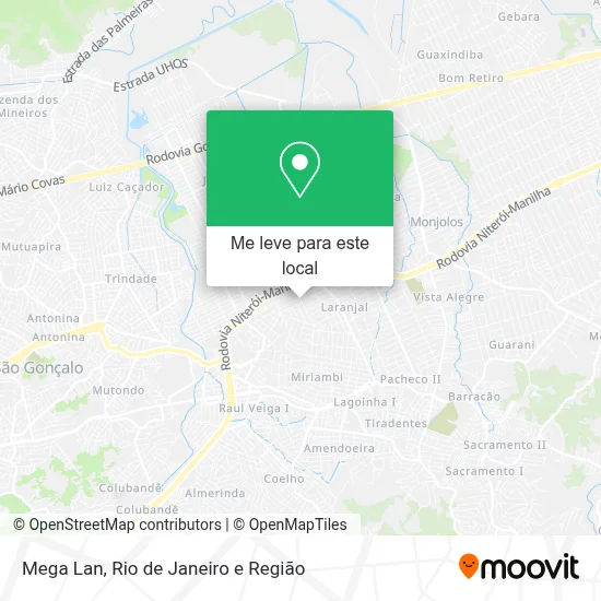 Mega Lan mapa