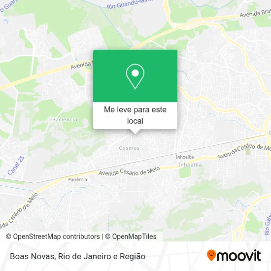 Boas Novas mapa