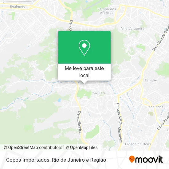 Copos Importados mapa