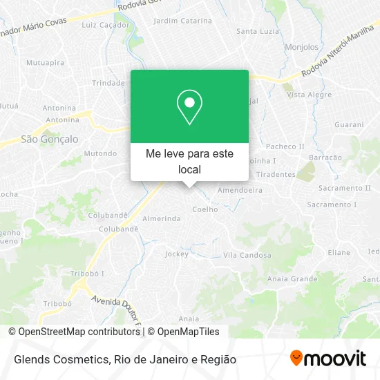 Glends Cosmetics mapa