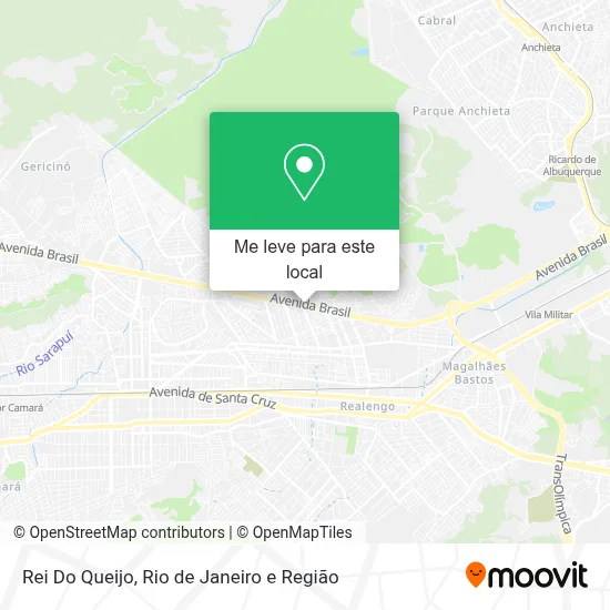 Rei Do Queijo mapa