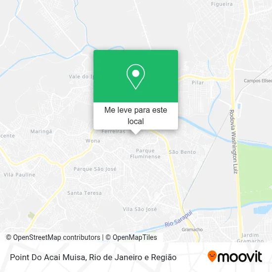 Point Do Acai Muisa mapa