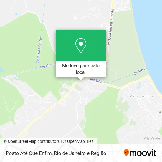 Posto Até Que Enfim mapa