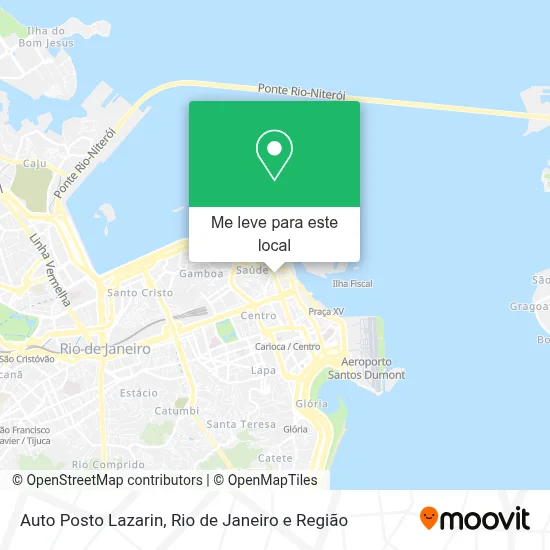 Auto Posto Lazarin mapa