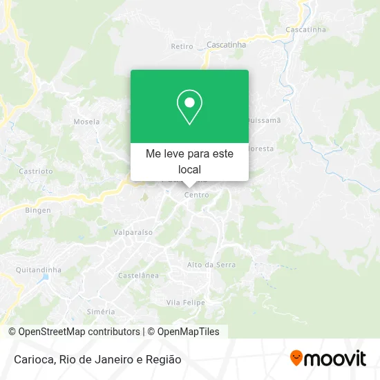 Carioca mapa