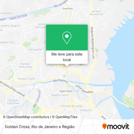 Golden Cross mapa