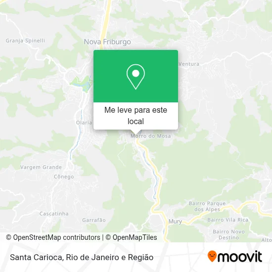 Santa Carioca mapa