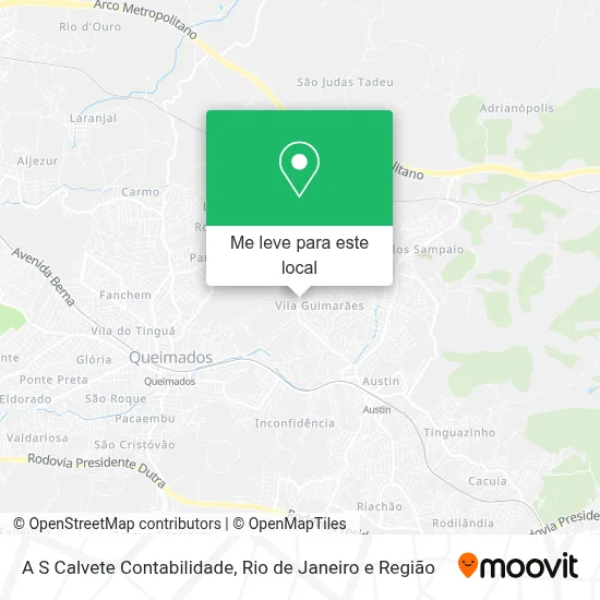 A S Calvete Contabilidade mapa