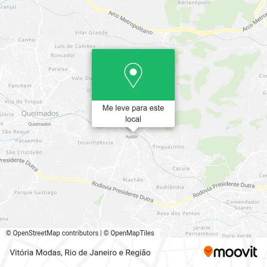 Vitória Modas mapa