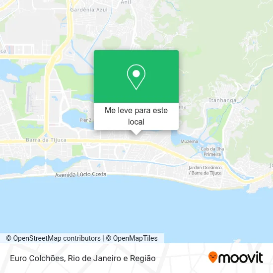 Euro Colchões mapa