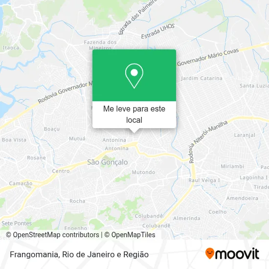 Frangomania mapa