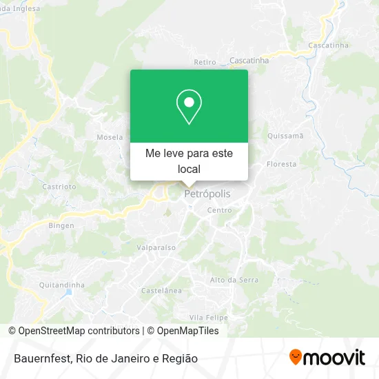 Bauernfest mapa