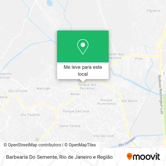 Barbearia Do Semente mapa