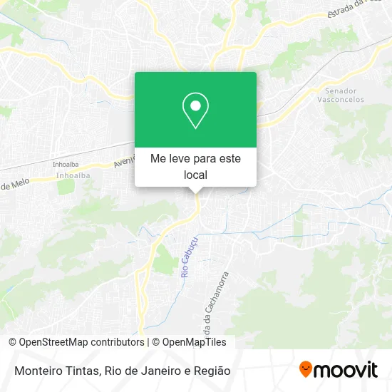 Monteiro Tintas mapa