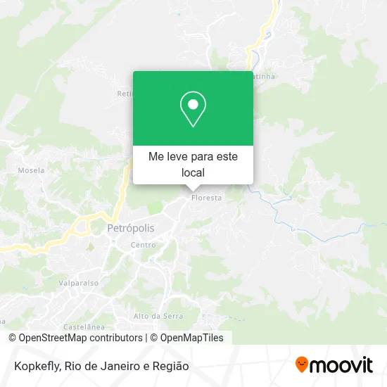 Kopkefly mapa