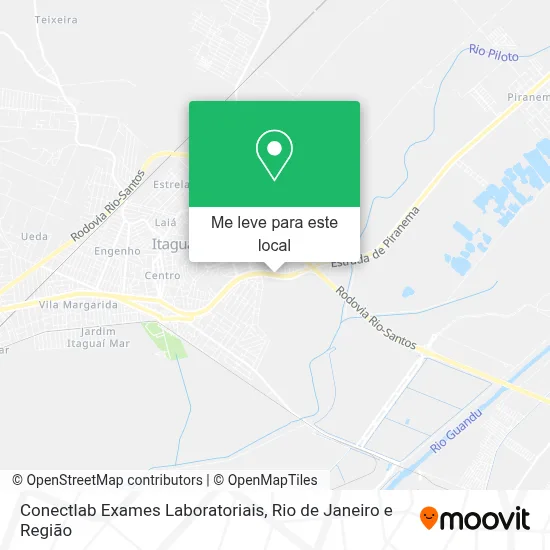 Conectlab Exames Laboratoriais mapa