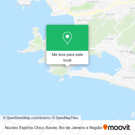 Núcleo Espírita Chico Xavier mapa