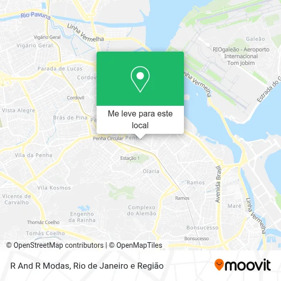 R And R Modas mapa
