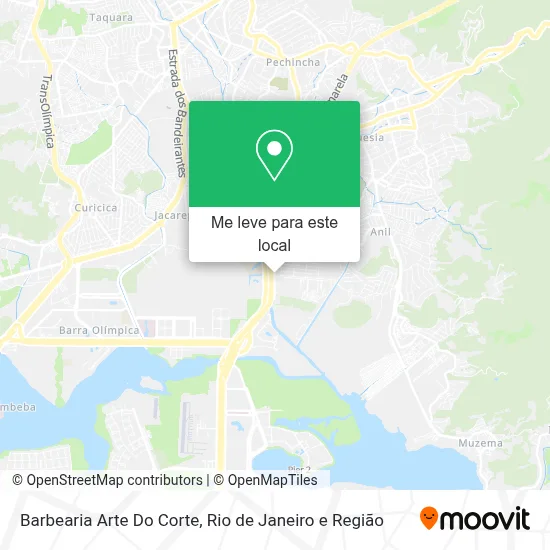 Barbearia Arte Do Corte mapa