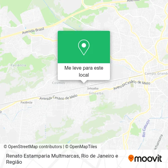 Renato Estamparia Multmarcas mapa
