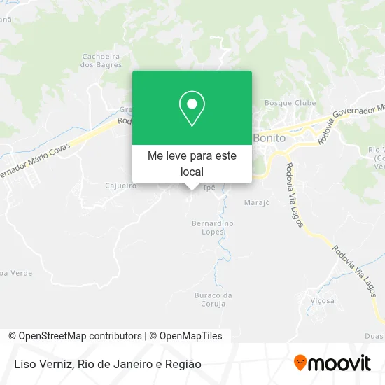Liso Verniz mapa