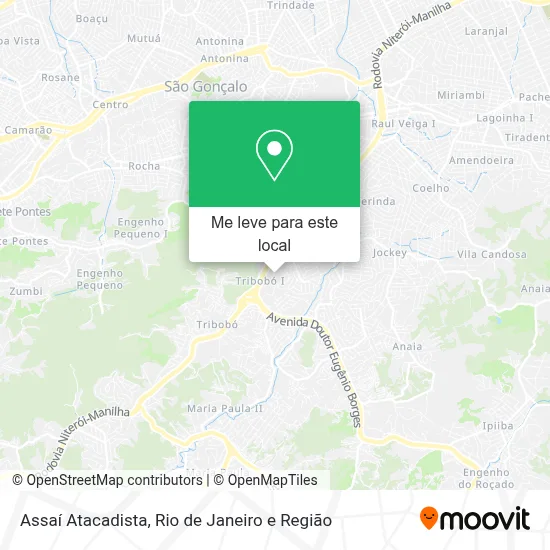 Assaí Atacadista mapa