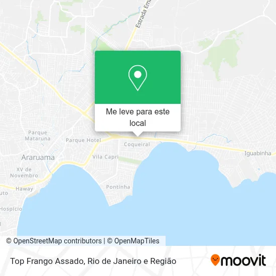 Top Frango Assado mapa