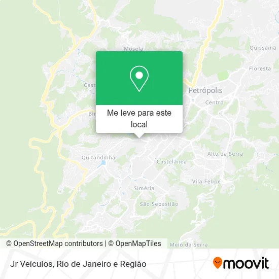 Jr Veículos mapa
