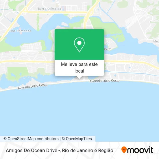 Amigos Do Ocean Drive - mapa