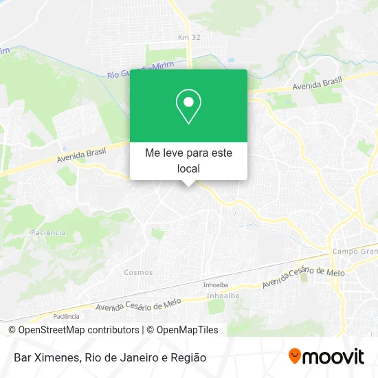 Bar Ximenes mapa