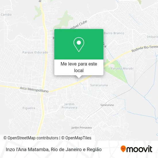 Inzo I'Ana Matamba mapa