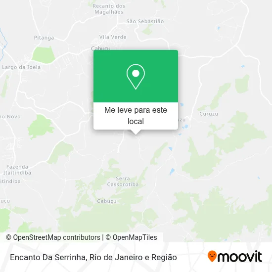 Encanto Da Serrinha mapa