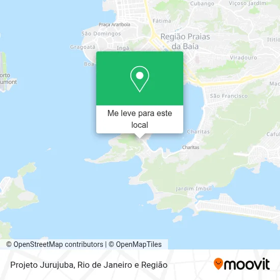 Projeto Jurujuba mapa