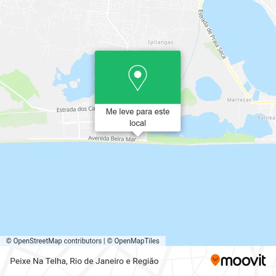 Peixe Na Telha mapa