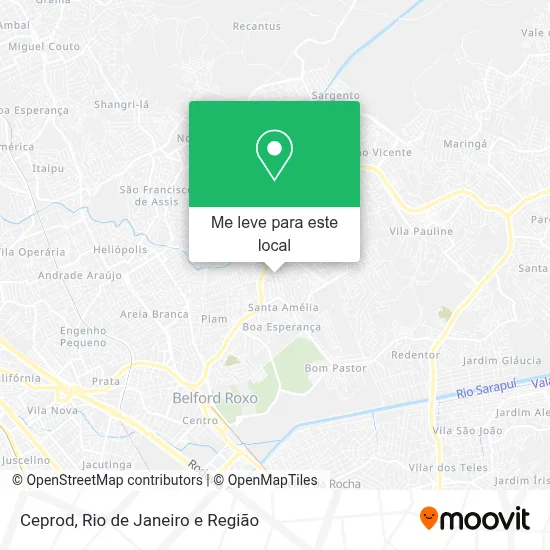 Ceprod mapa