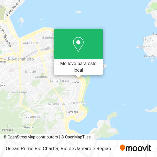 Ocean Prime Rio Charter mapa