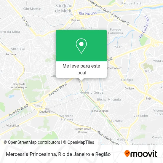 Mercearia Princesinha mapa