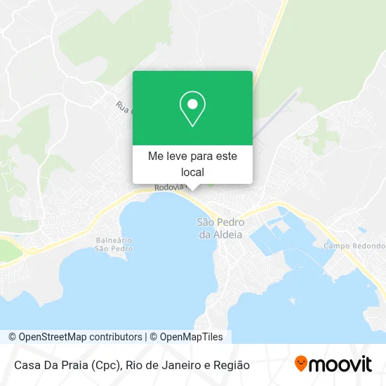 Casa Da Praia (Cpc) mapa
