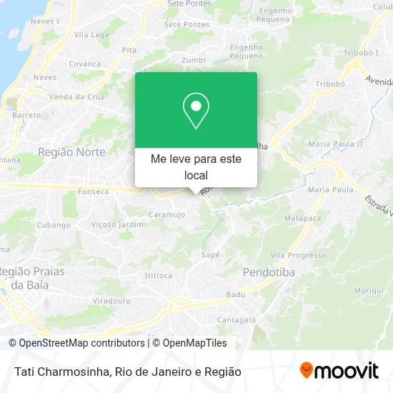 Tati Charmosinha mapa