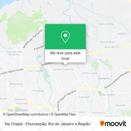 Na Chapa - Churraspão mapa