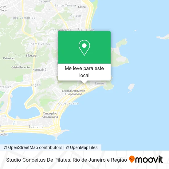 Studio Conceitus De Pilates mapa