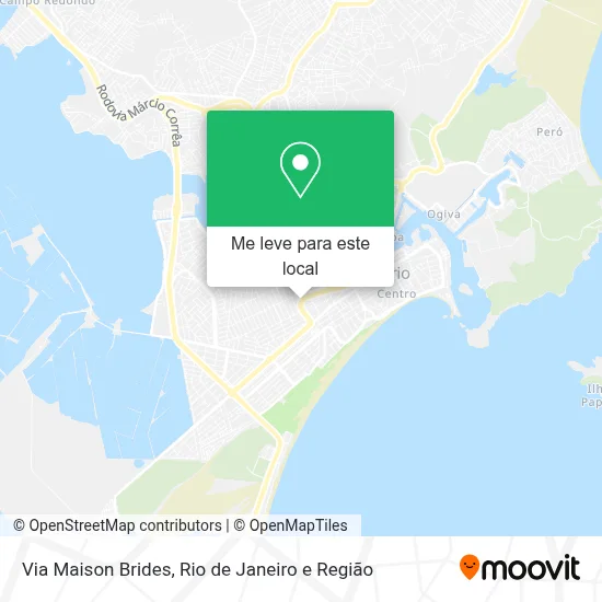 Via Maison Brides mapa