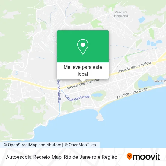 Autoescola Recreio Map mapa