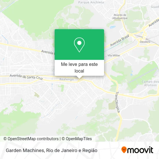 Garden Machines mapa