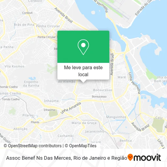 Assoc Benef Ns Das Merces mapa
