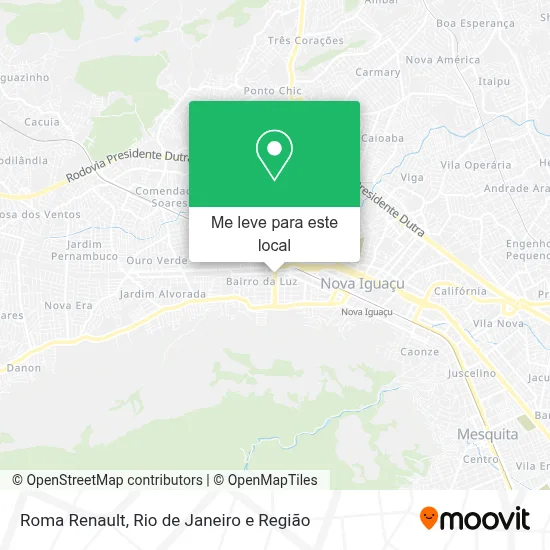 Roma Renault mapa