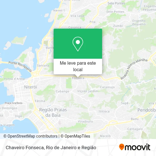 Chaveiro Fonseca mapa