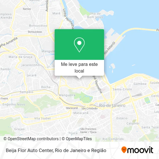 Beija Flor Auto Center mapa