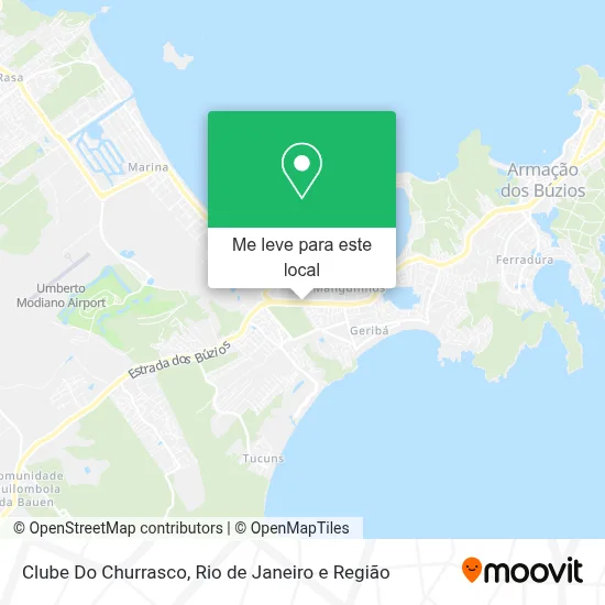 Clube Do Churrasco mapa